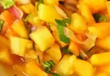 ensalada de cocona con ají